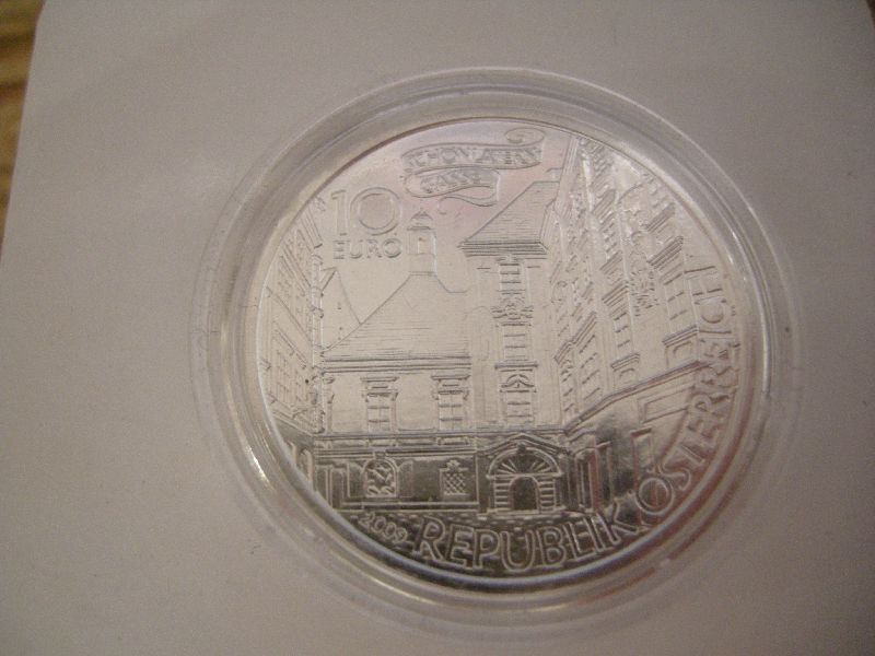 (afbeelding voor) 10 Euromunt Oostenrijk 2009 proof Basilisk